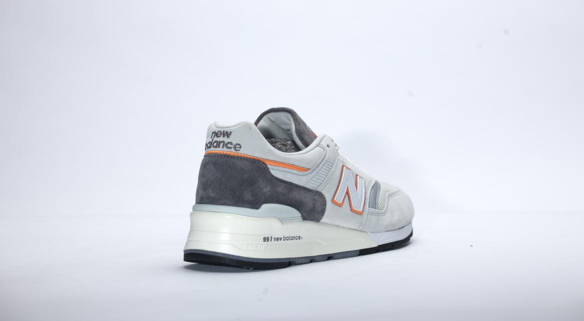 New Balance 997 Grey/Orange - Image 5