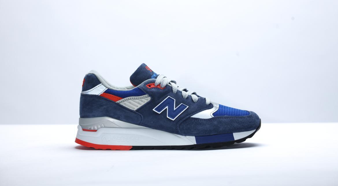 New Balance M 998 Blue / Orange - Image 2