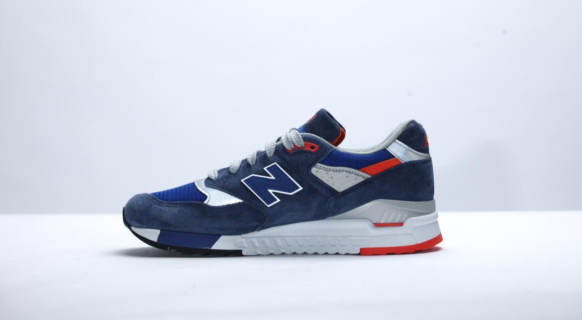 New Balance M 998 Blue / Orange - Image 3