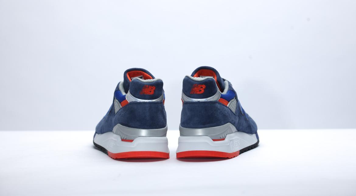 New Balance M 998 Blue / Orange - Image 5