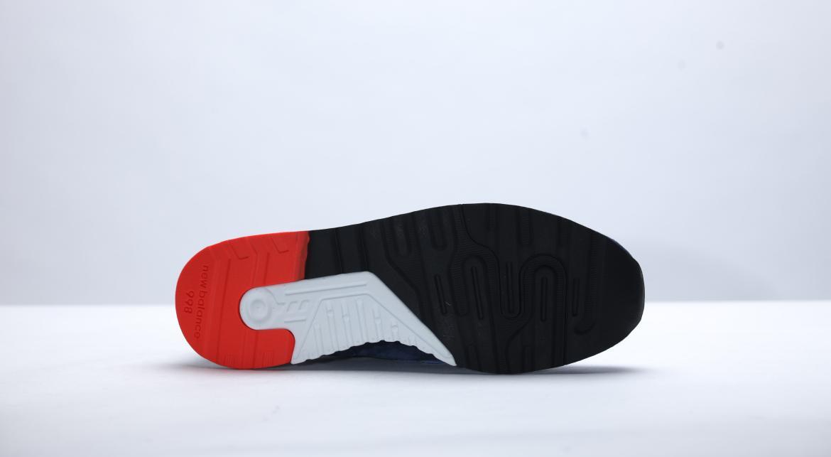 New Balance M 998 Blue / Orange - Image 6