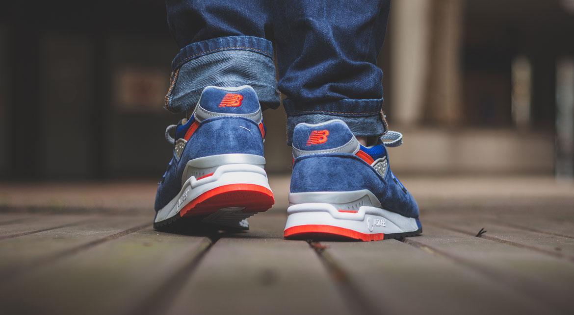 New Balance M 998 Blue / Orange - Image 9