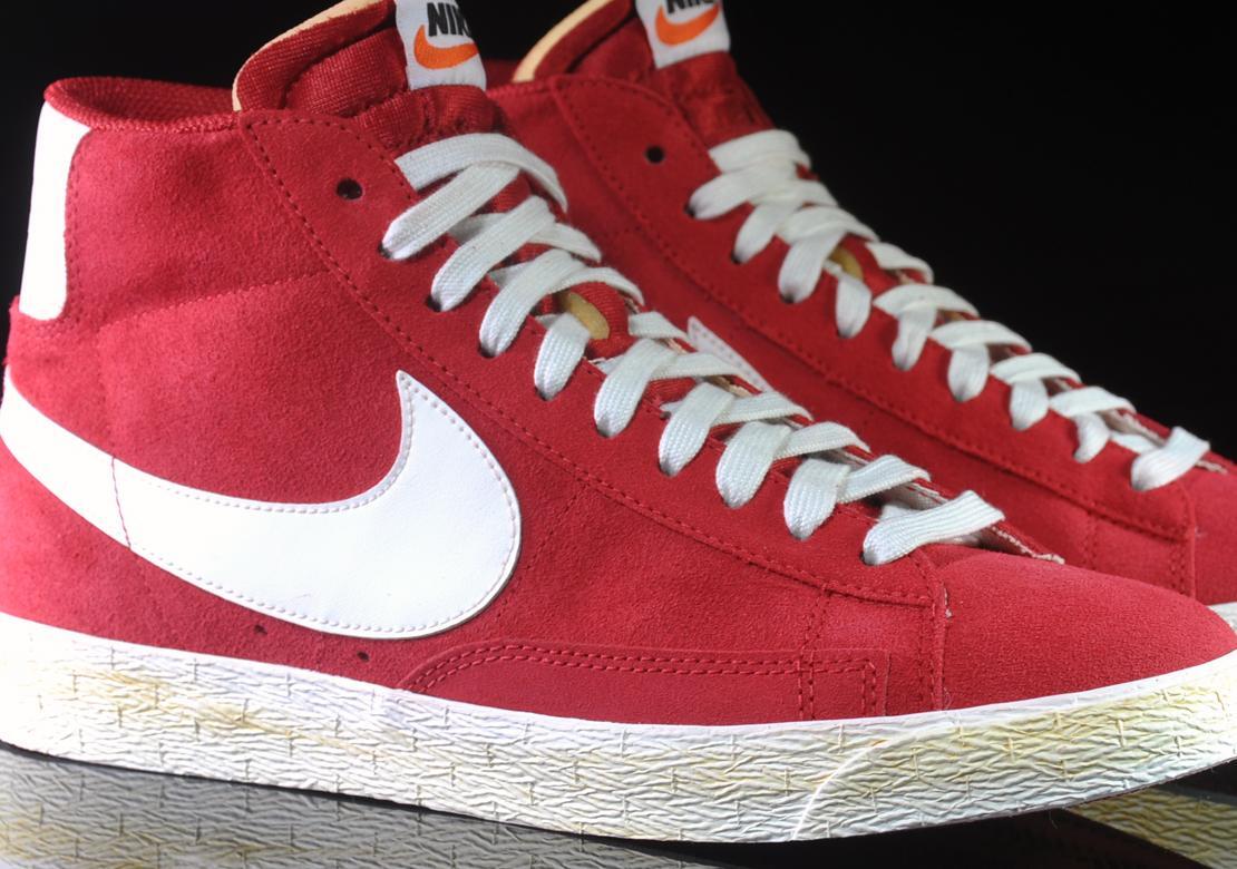 nike blazer high womens red