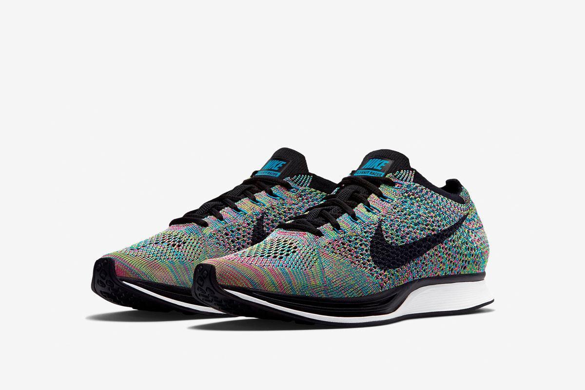 Nike Men’s Shoes Flyknit Racer Multicolor 526628-304 Low Top Running Sneaker 11 Nike Flyknit Racer Multicolor 2.0 526628-304 Running Shoe  main image 2