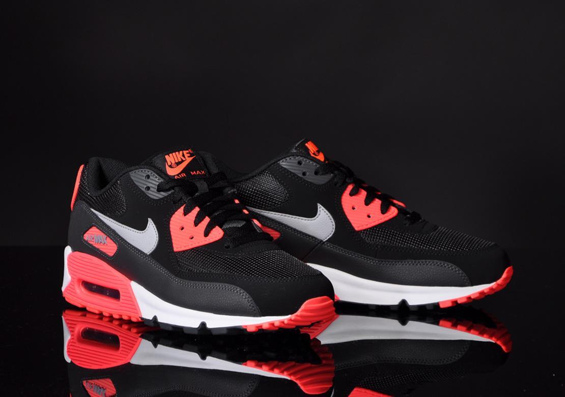 Nike Air Max 90 Essential Black Red White 537384-066 Men\'s Size 10.5 Shoes Buy Nike Air Max 90 Essential  main image 3