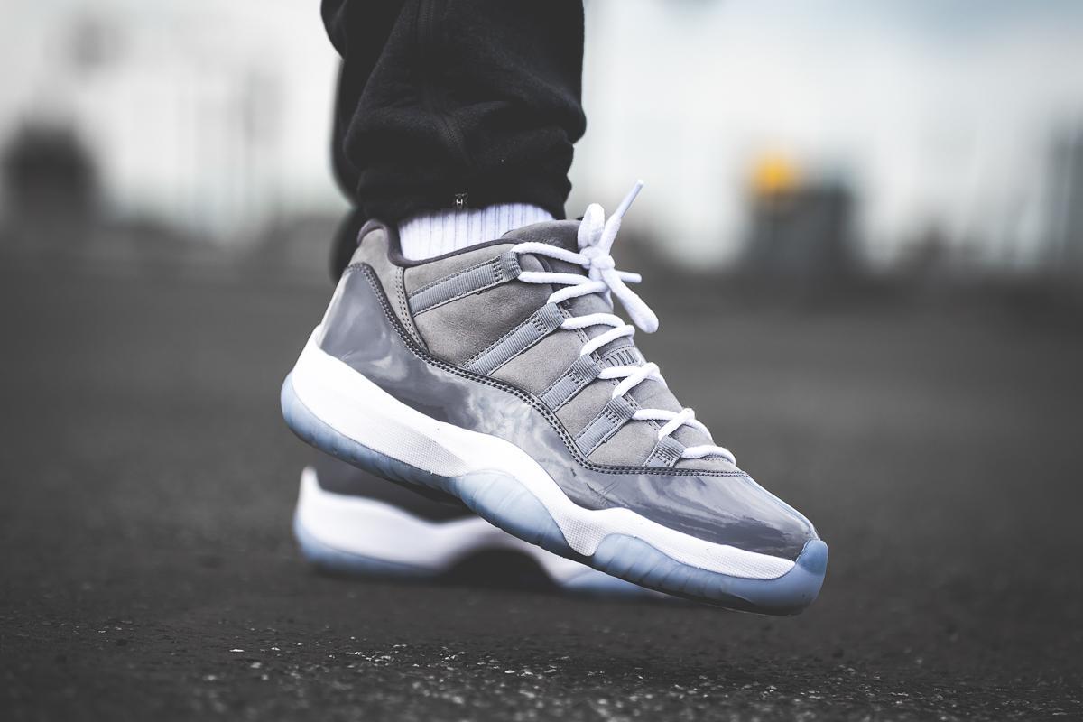 jordan retro 11 grey low