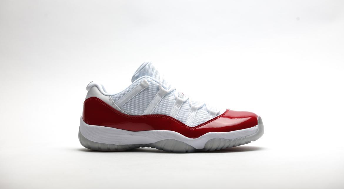 jordan 11 retro low white red