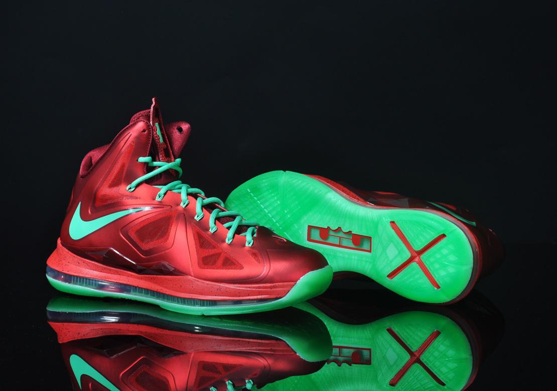 Nike LeBron X Christmas | 541100-600 | AFEW STORE display picture 1
