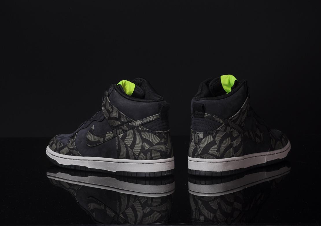 nike dunk high skinny black