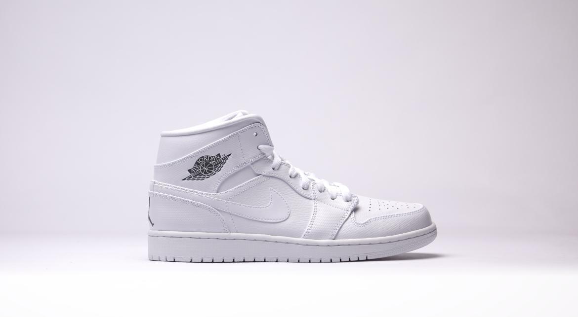 Air Jordan 1 Mid "All White"