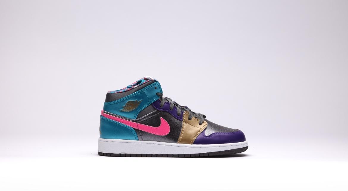 Metallic Pink And Blue Jordans Wmns Air Jordan Mid 'Metallic
