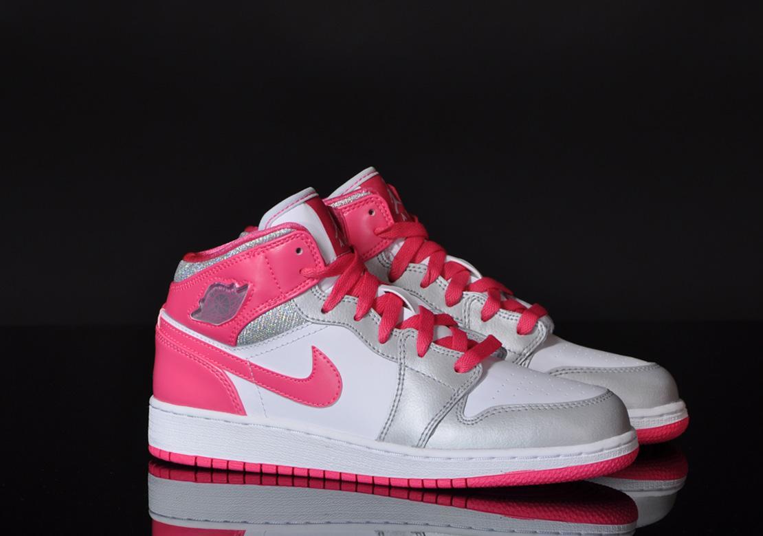 Air Jordan Girls 1 Mid (GS)