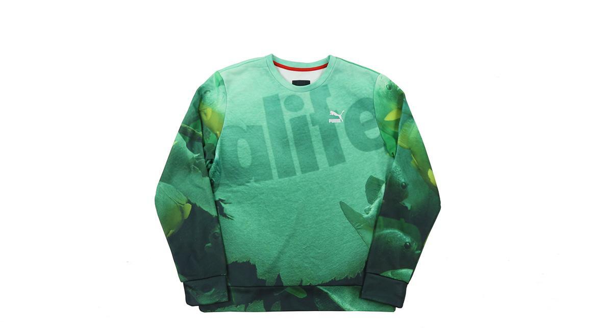 Puma x ALIFE AOP Crew Sweat "Ultramarine Green"