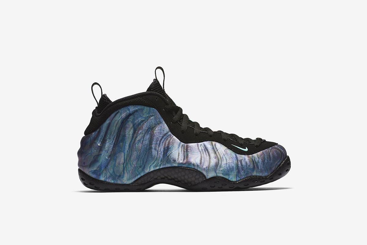 nike foamposite one abalone