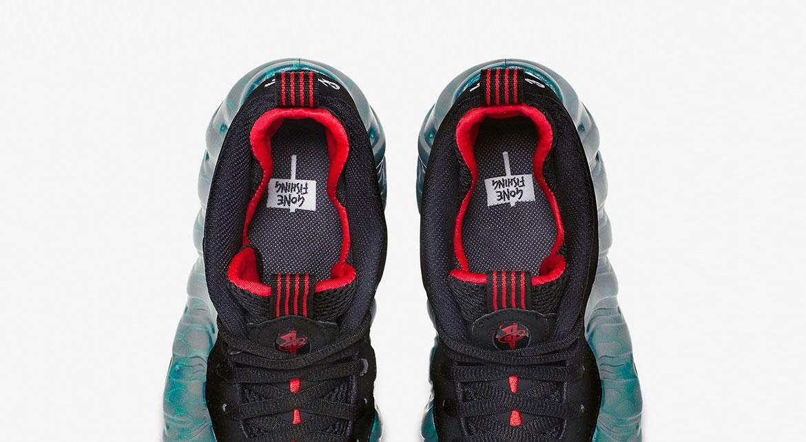 Nike Air Foamposite One Prm 'Dk Emerald/Black-challengeRed' - Image 5