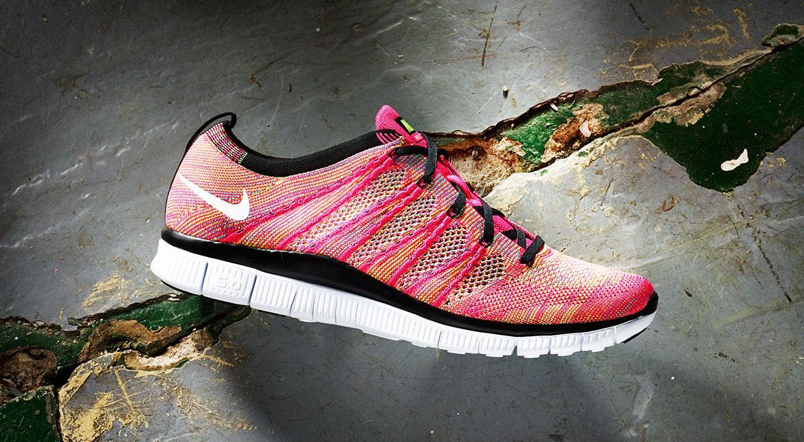 Nike Free Flyknit 'Pink Flash' - Image 3
