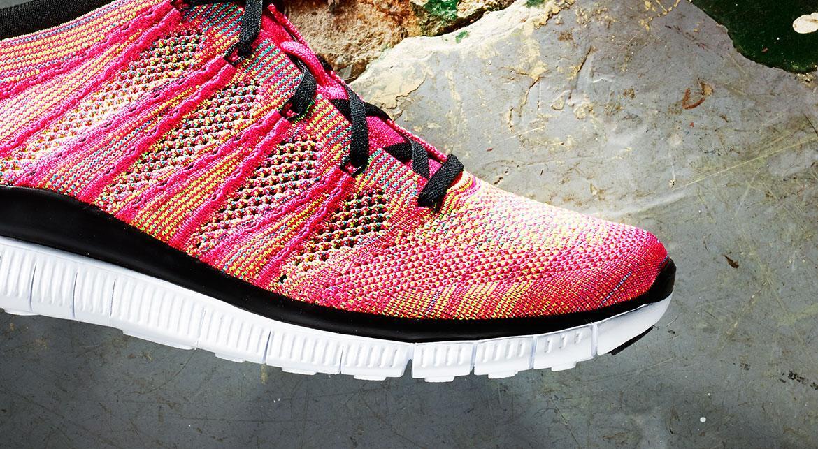 Nike Free Flyknit 'Pink Flash' - Image 5
