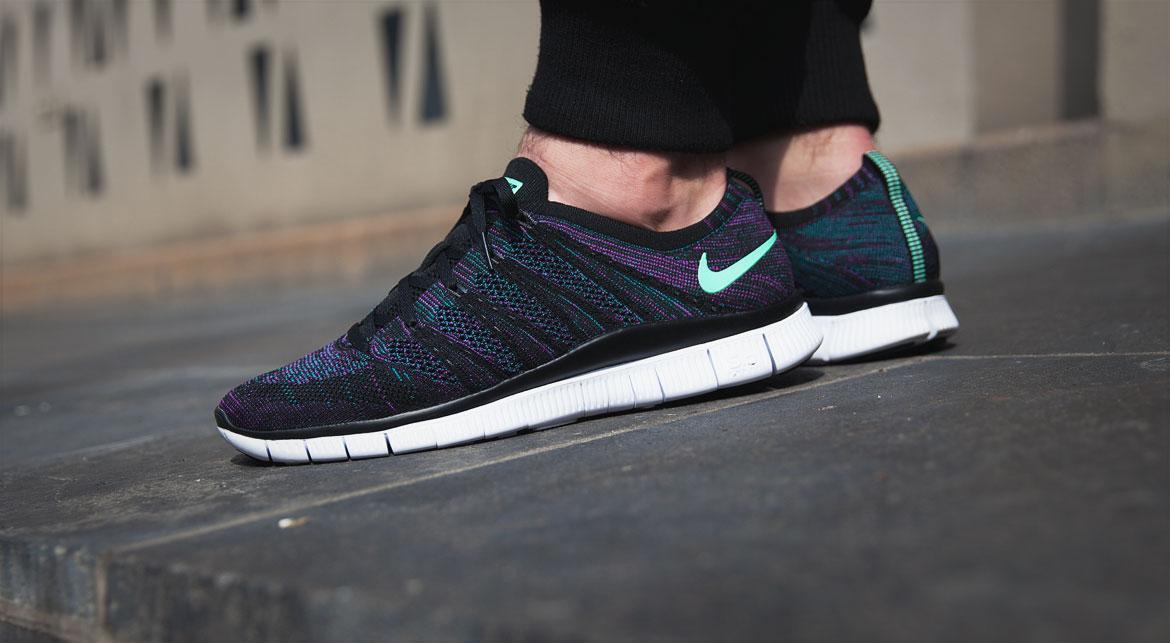 nike free flyknit nsw green