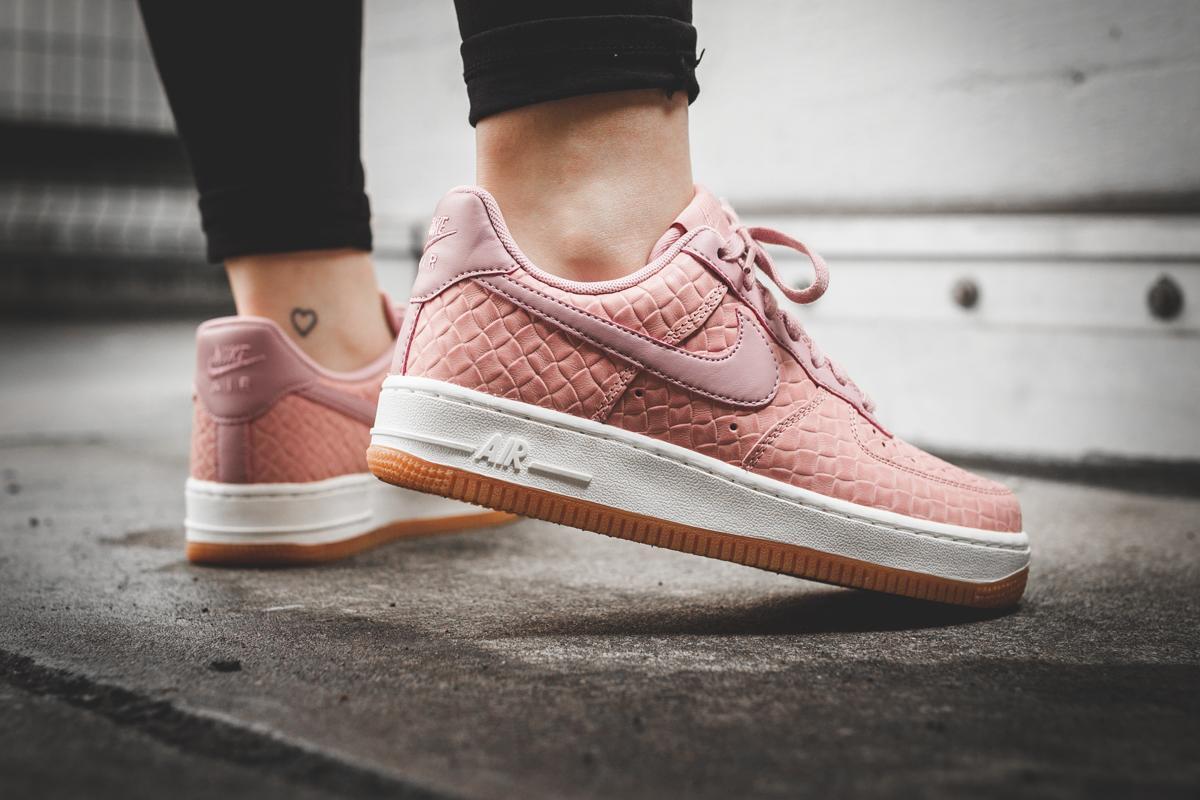 Nike Footwear Nike Air Force 07 Premium Pink Nike Air Force '07