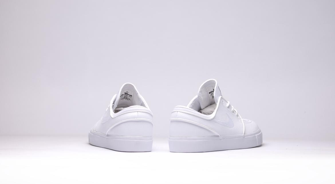 Nike Zoom Stefan Janoski Leather "All White"
