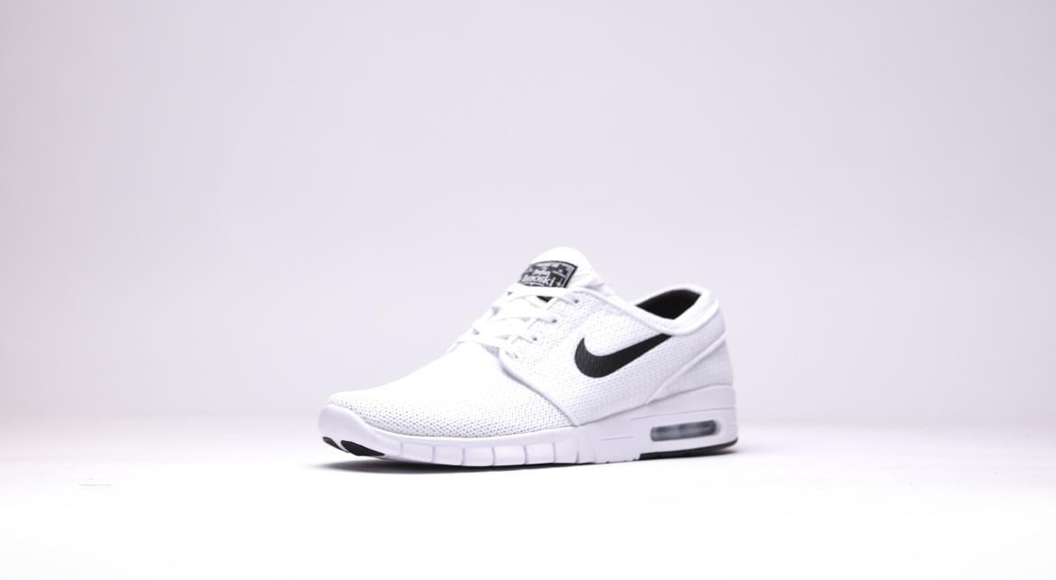nike sb stefan janoski max trainers in white