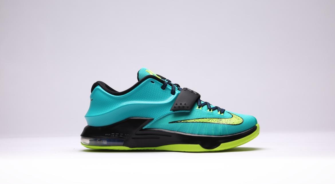 kd shoes green and blue