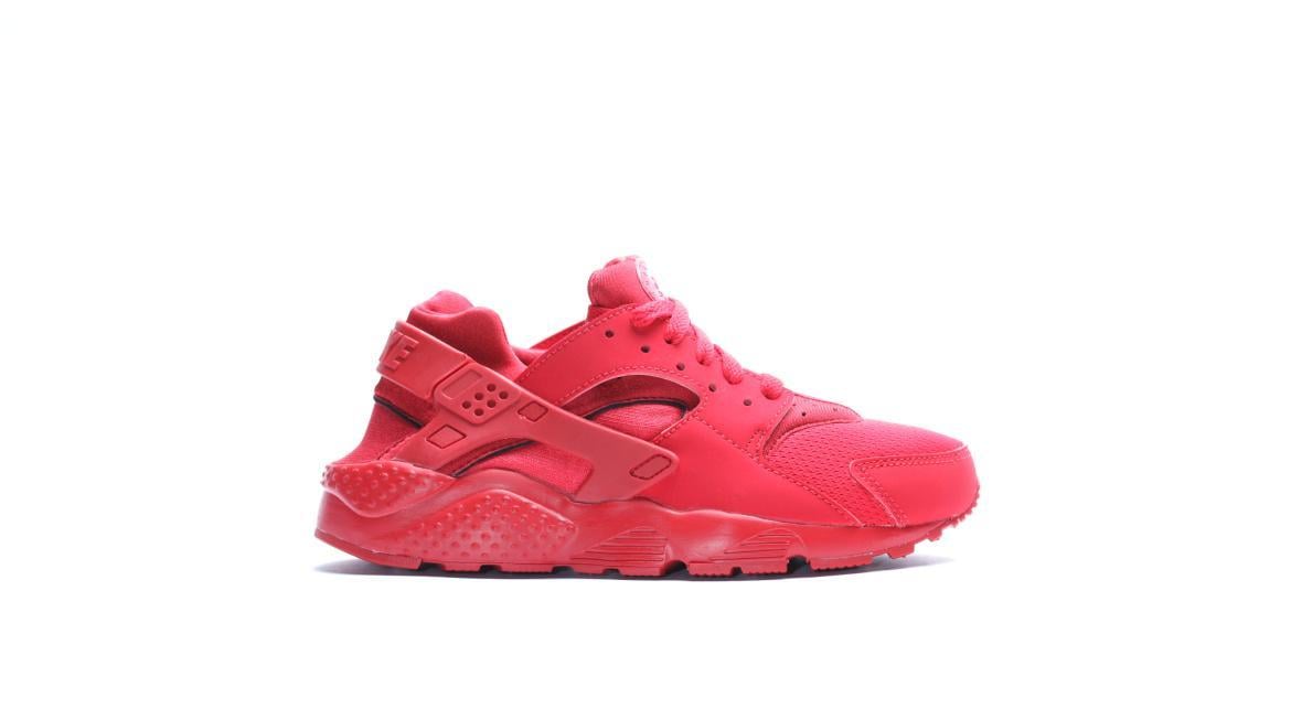 Nike huarache green and red best sale