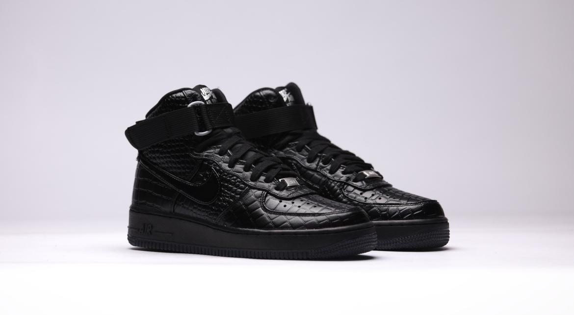 Nike Air Force 1 Hi 'Black Croc' (Women's) - Image 3