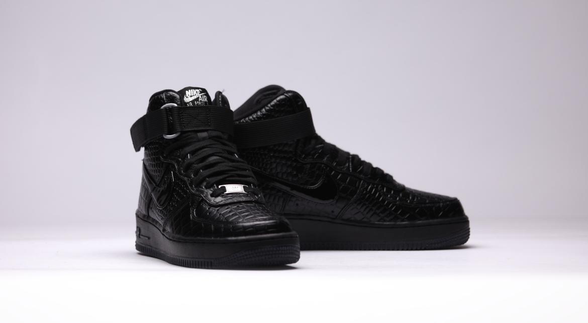 Nike Air Force 1 Hi 'Black Croc' (Women's) - Image 4