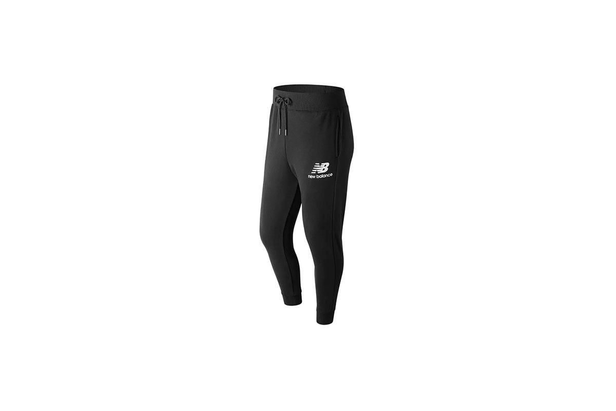 New Balance Ess FT Stack Logo Pant "Black"