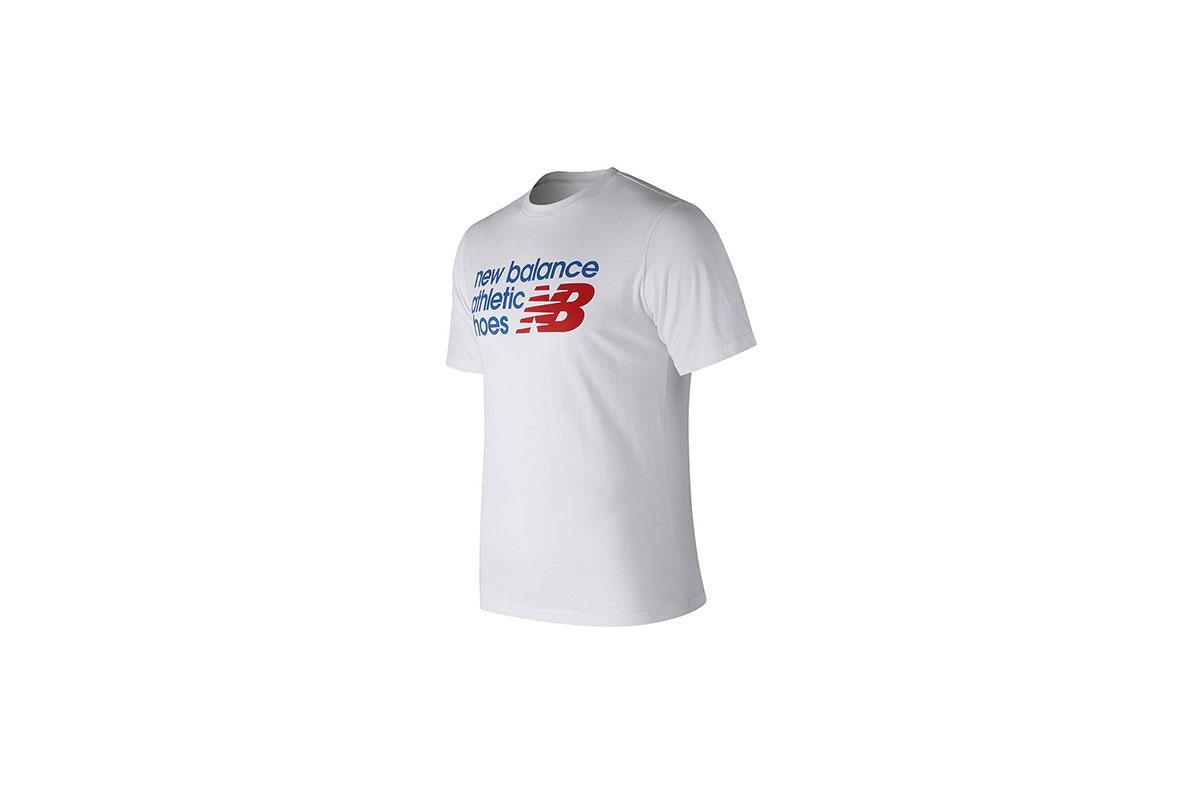 New Balance Athletics Shoe Box Tee "White"