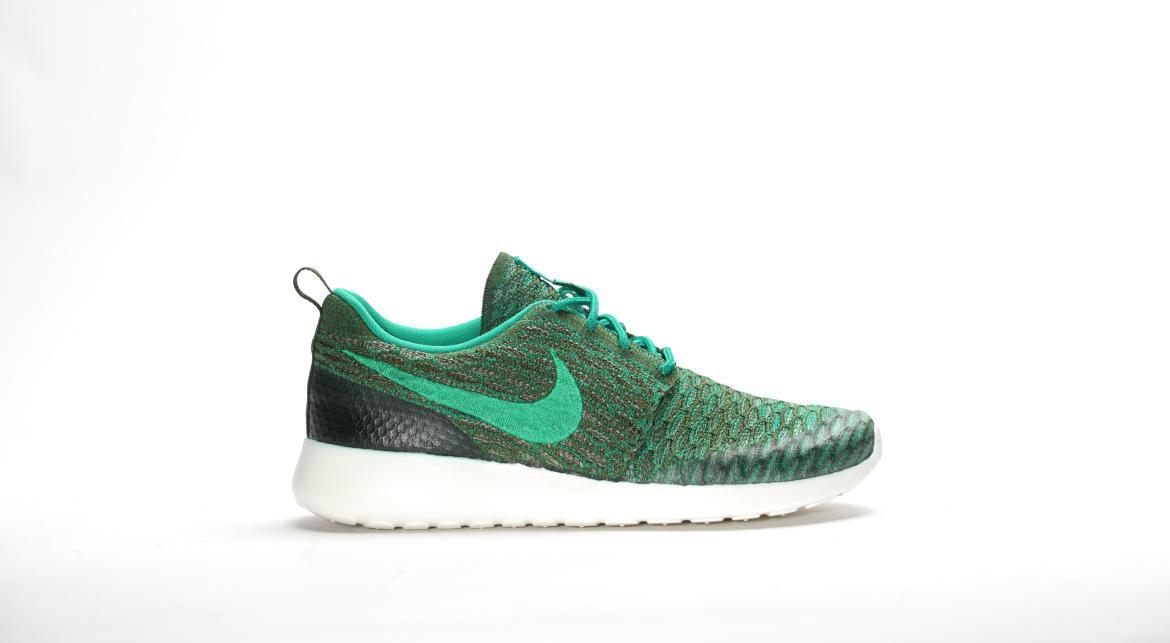 nike roshe flyknit green