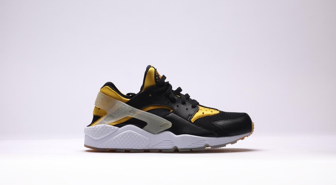 black and gold nike huarache