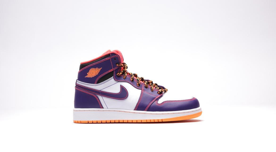 Air Jordan 1 Retro High BG "Court Purple" (GS) - Image 2