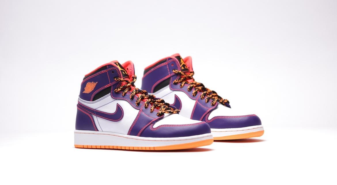 Air Jordan 1 Retro High BG "Court Purple" (GS) - Image 3