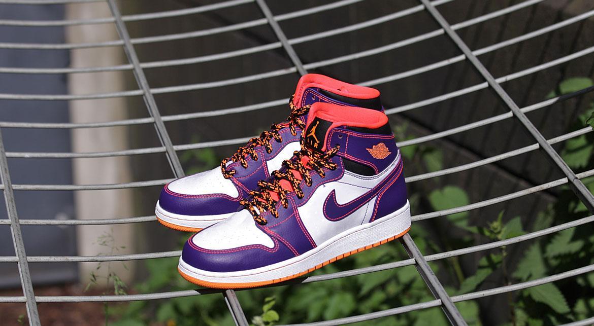 Air Jordan 1 Retro High BG "Court Purple" (GS) - Image 6