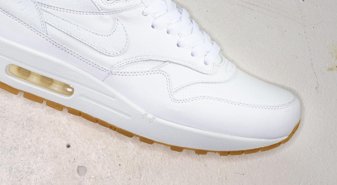 Nike Air Max 1 Leather Pa "white Ostrich"