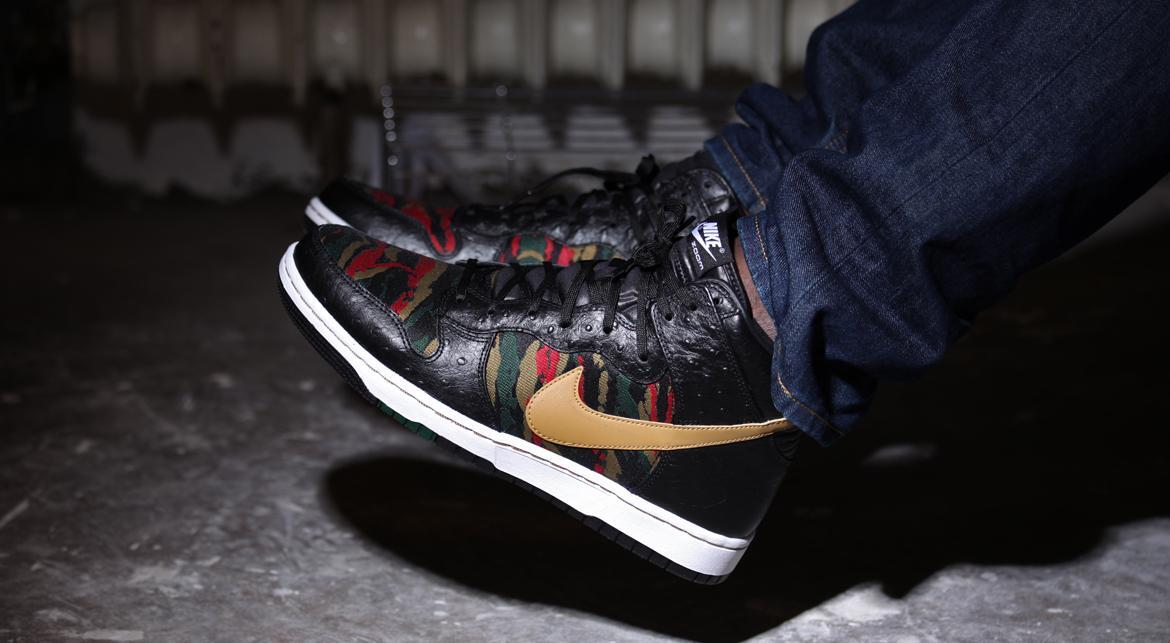 Nike Sneaker Nike Dunk Denim Cmft Denim High Top Dunks Beli Nike