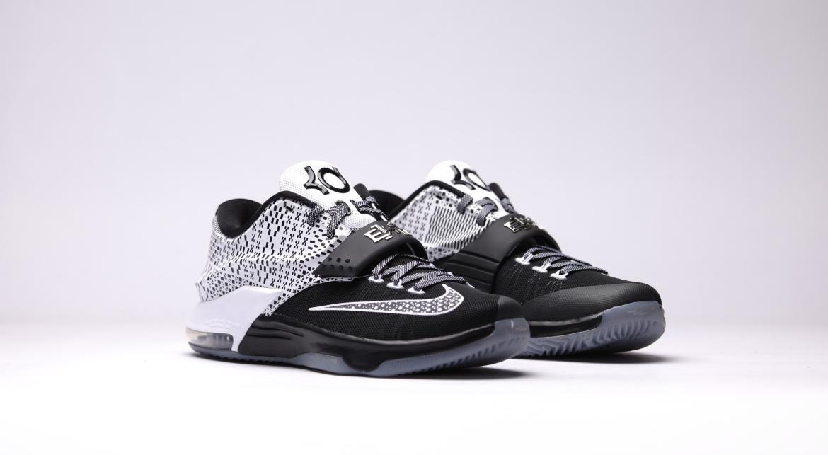 Nike KD VII Black / White-wolfGrey - Image 3