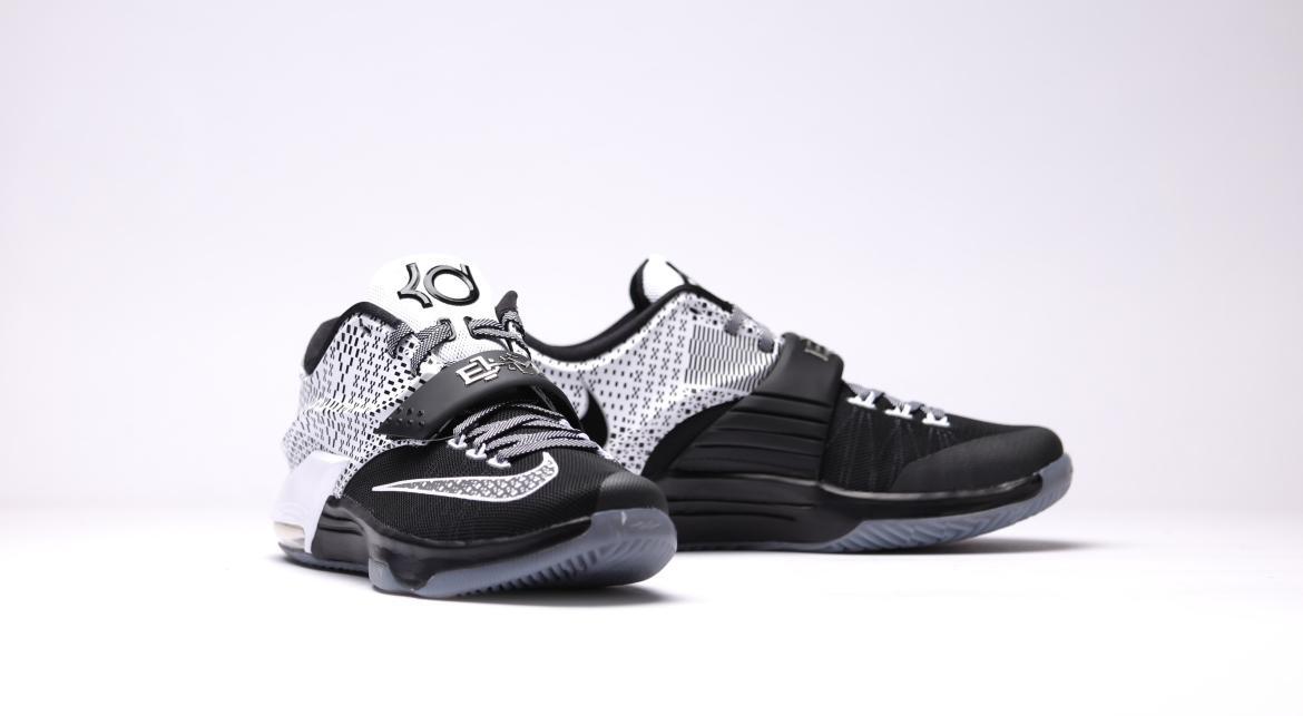 Nike KD VII Black / White-wolfGrey - Image 4