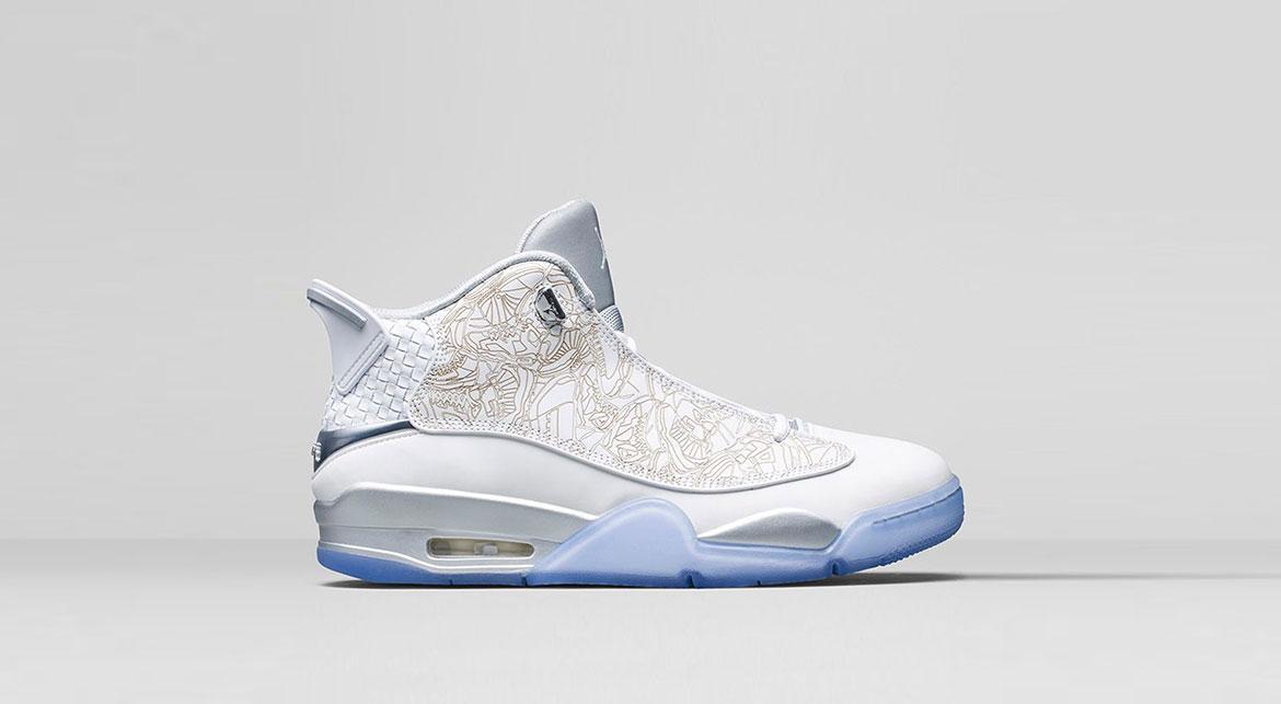 Air Jordan Dub Zero Laser "All White" - Image 2
