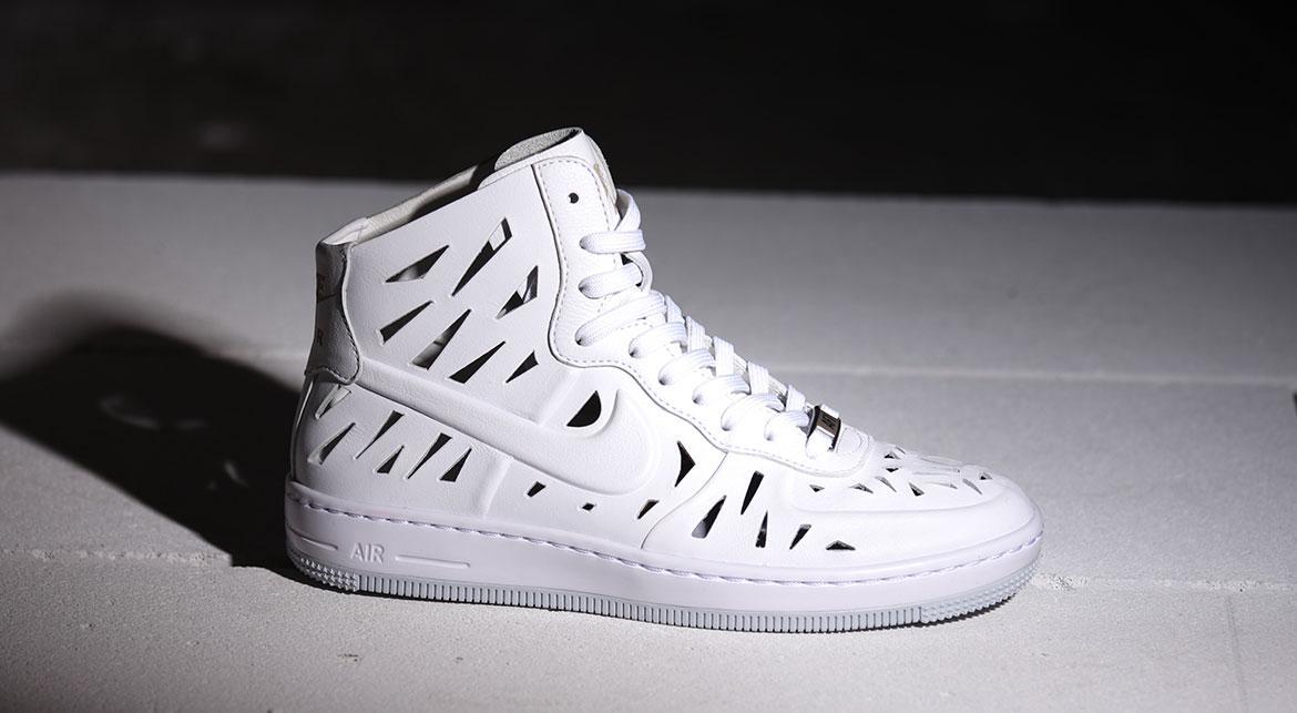Nike Wmns Af 1 Ultra Force Mid Joli "cut Out" White
