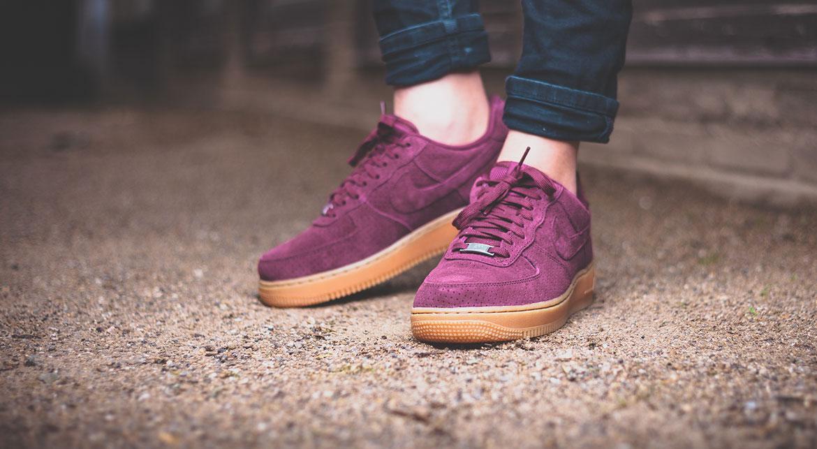 nike air force 1 suede marron