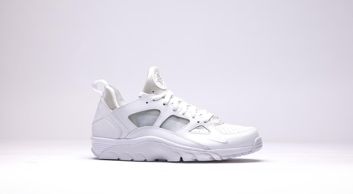 Nike Air Trainer Huarache Low "Triple White" - Image 2