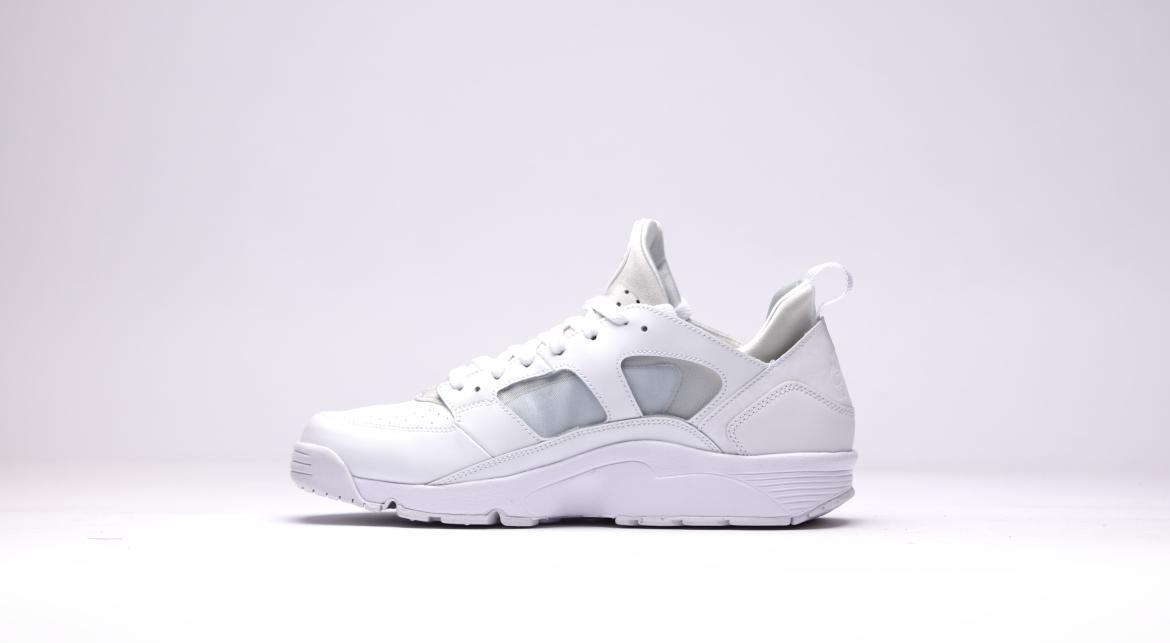 Nike Air Trainer Huarache Low "Triple White" - Image 4