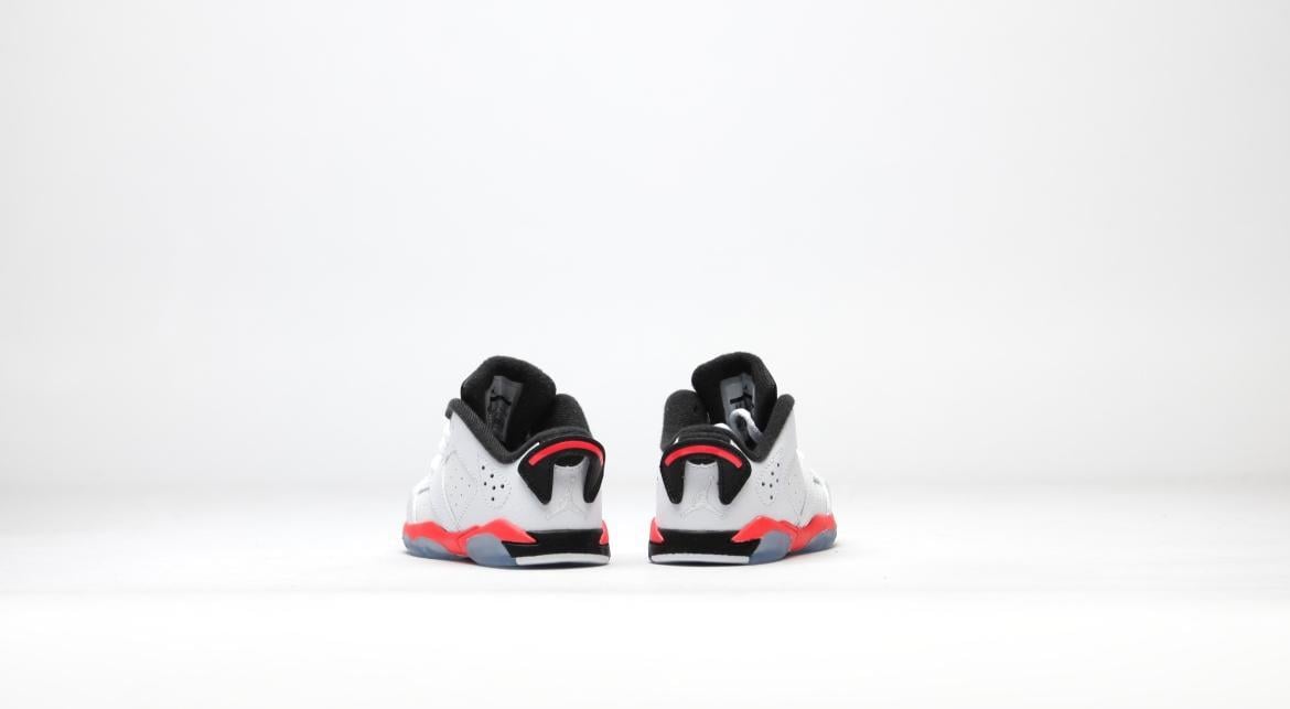 Jordan - Boy - TD Retro 6 Low - White/Infrared/Black - Image 4