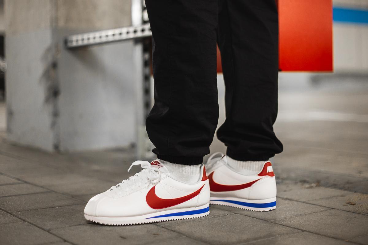 nike classic cortez on feet