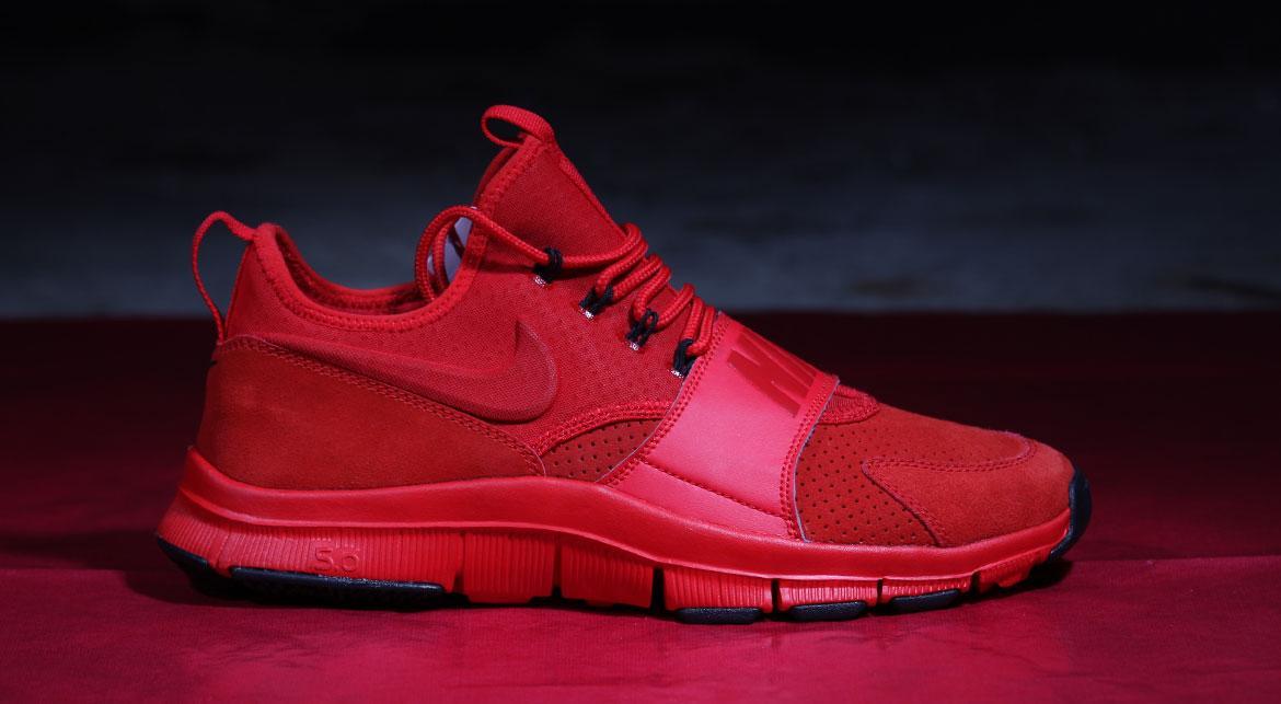 nike free ace leather red