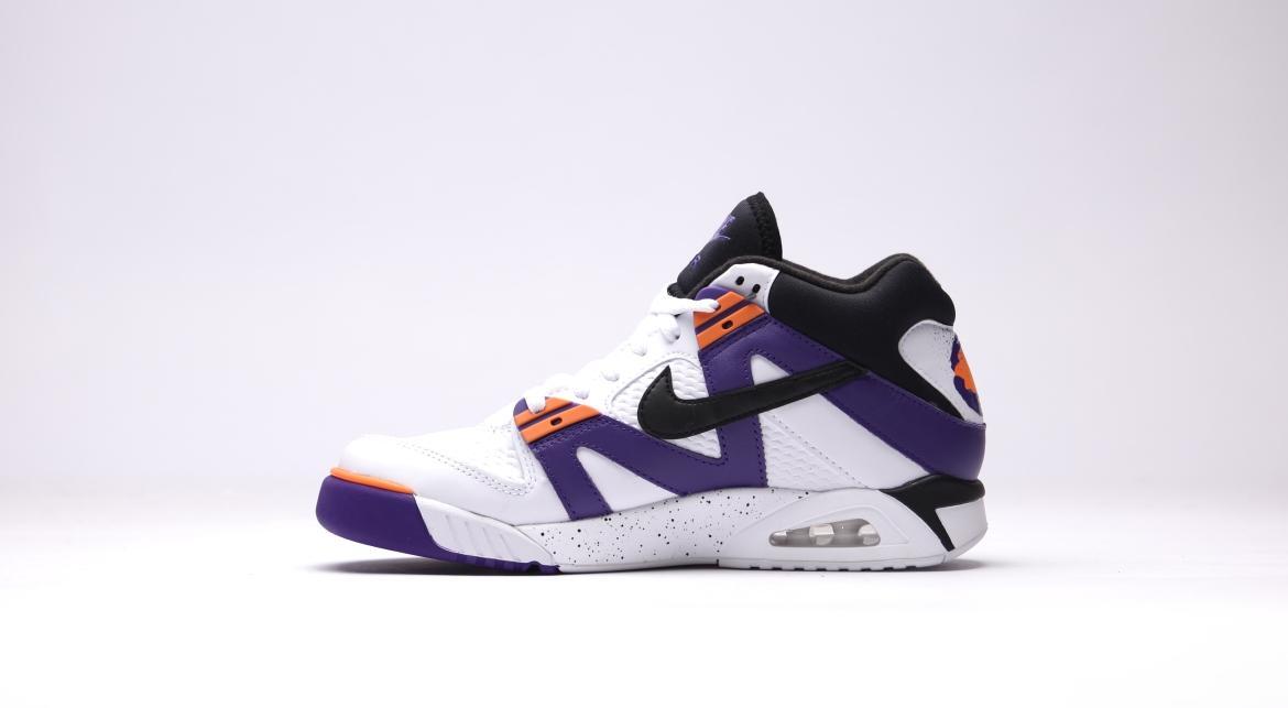 Nike Air Tech Challenge III OG 'White/Blk-vltgPrpl-BrghtMndr' - Image 3