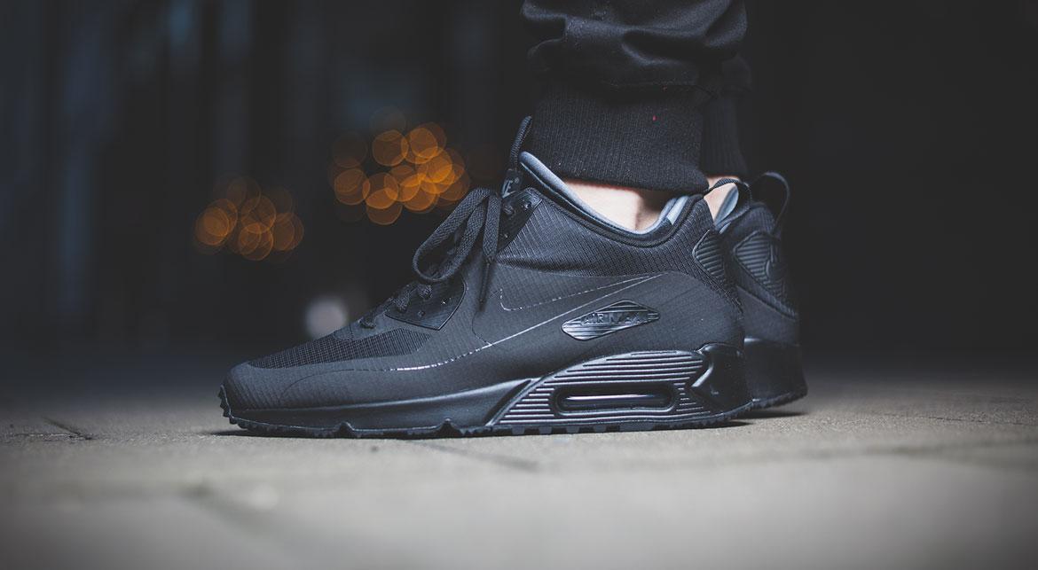 Nike Air Max 90 Mid Winter 'Triple Black' - Image 7
